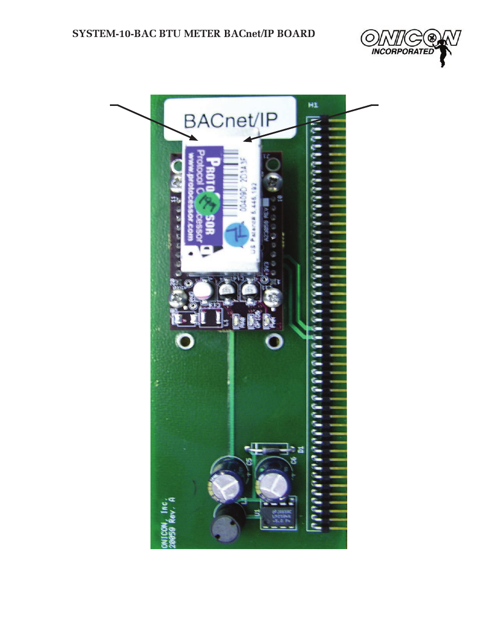 ONICON System-10 BACnet User Manual | Page 26 / 27