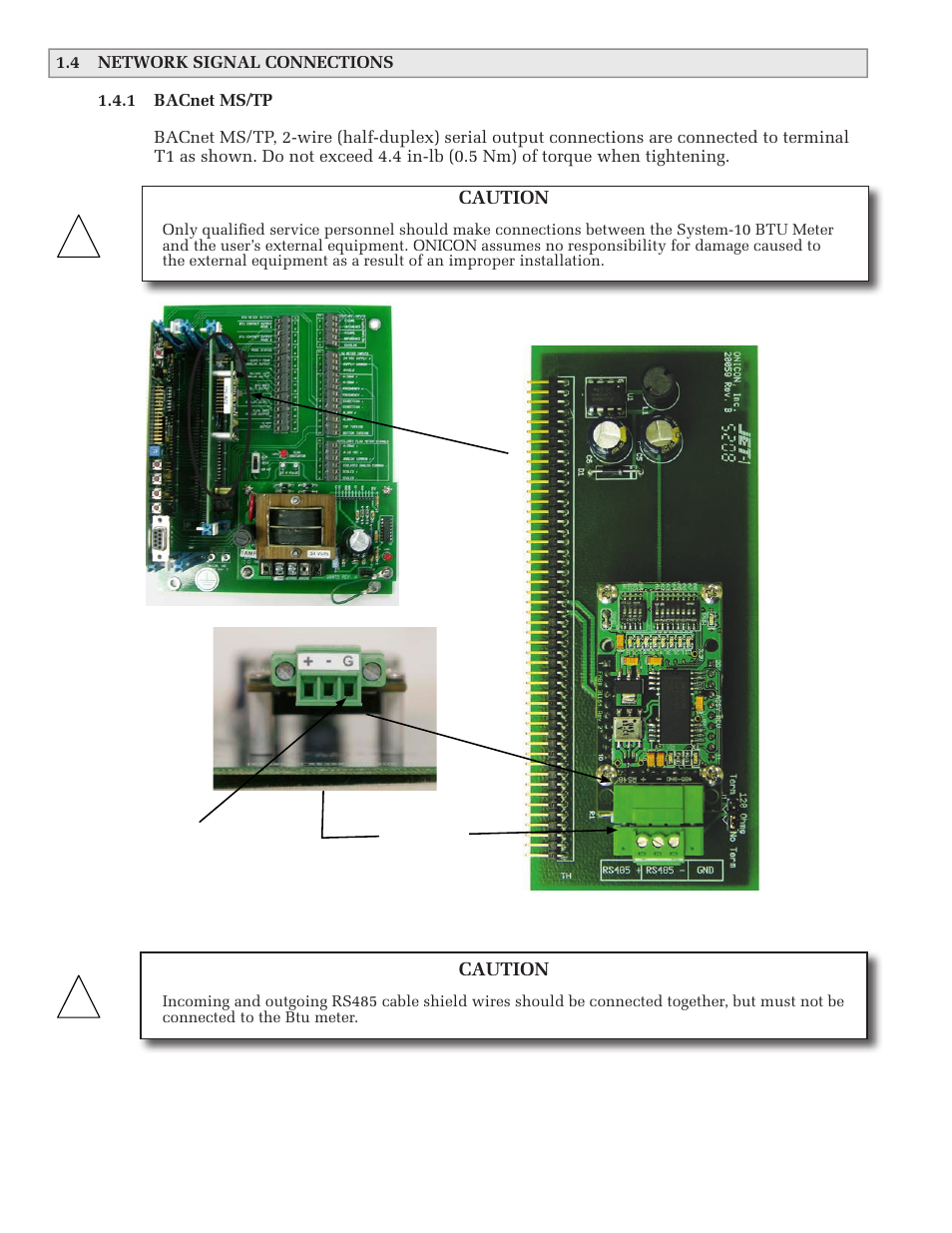 ONICON System-10 BACnet User Manual | Page 6 / 27