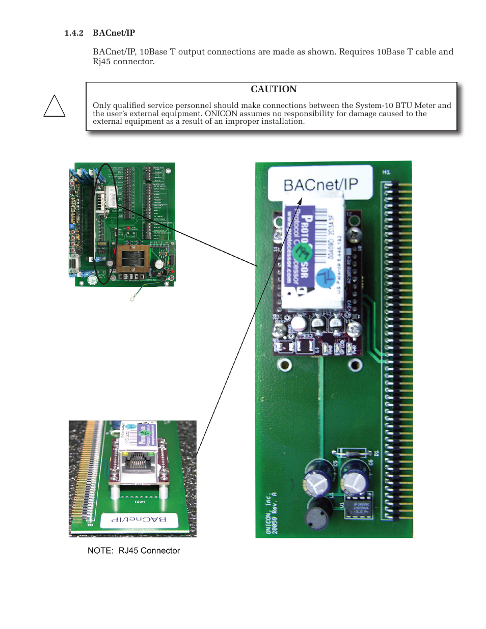 ONICON System-10 BACnet User Manual | Page 7 / 27