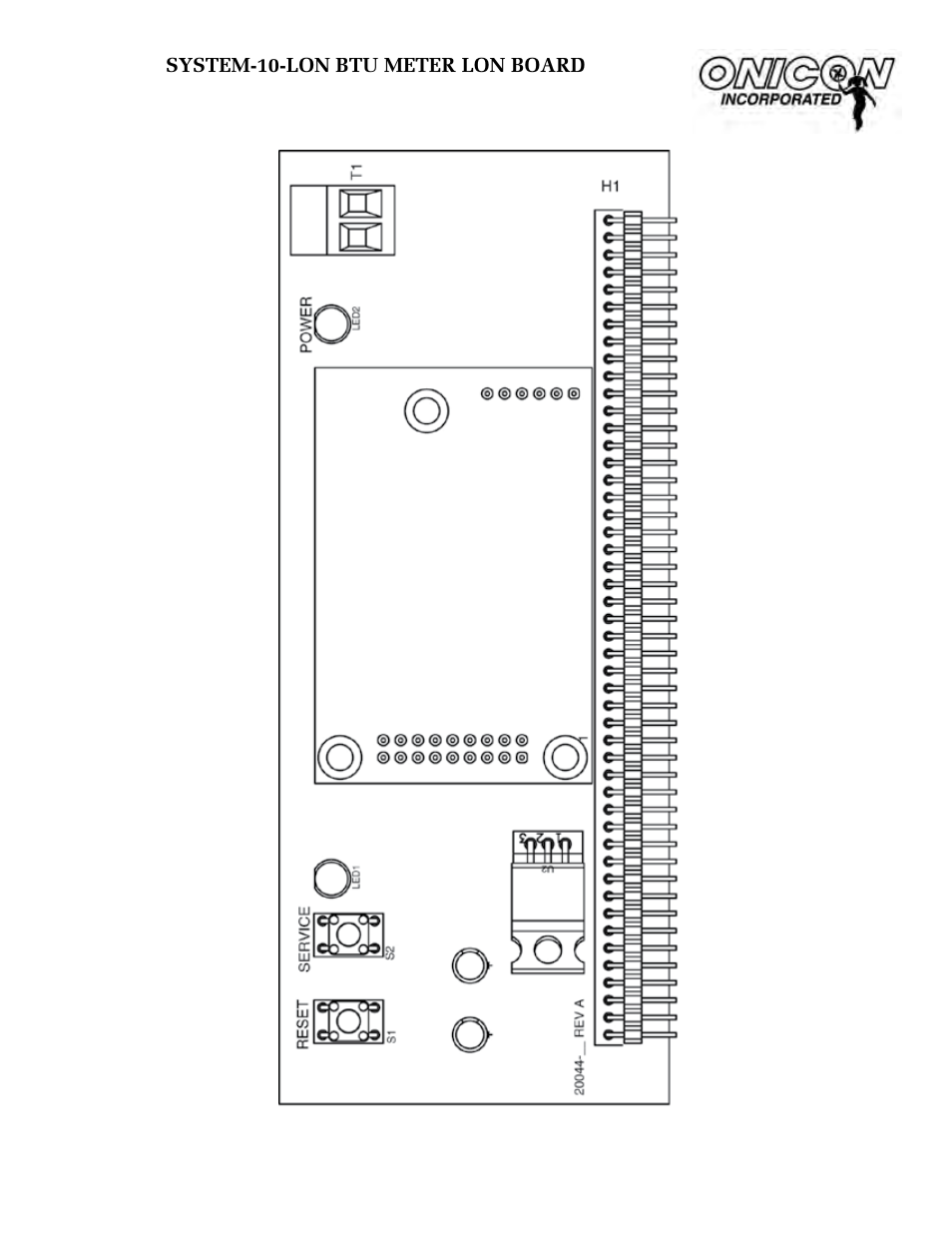 System-10-lon btu meter lon board | ONICON System-10 LonWorks User Manual | Page 18 / 21