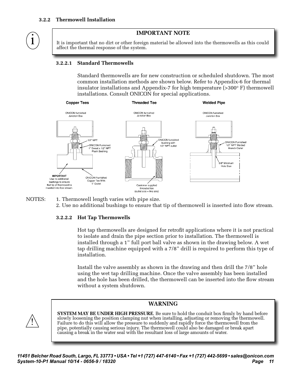 ONICON System-10 P1 User Manual | Page 11 / 67