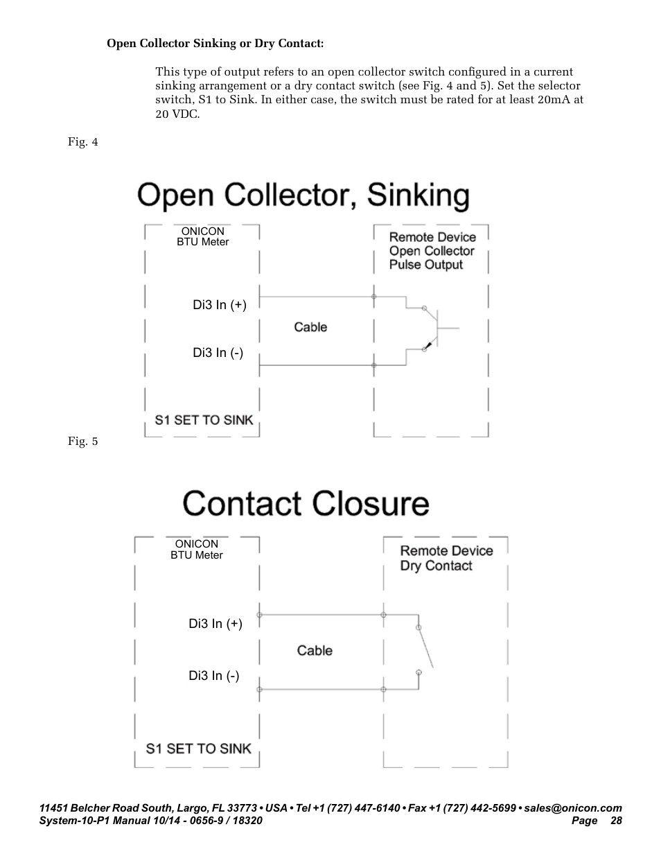 ONICON System-10 P1 User Manual | Page 28 / 67