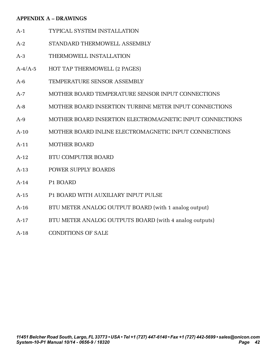 ONICON System-10 P1 User Manual | Page 42 / 67