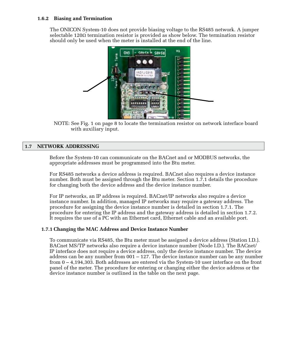 ONICON System-10 Dualnet User Manual | Page 13 / 32
