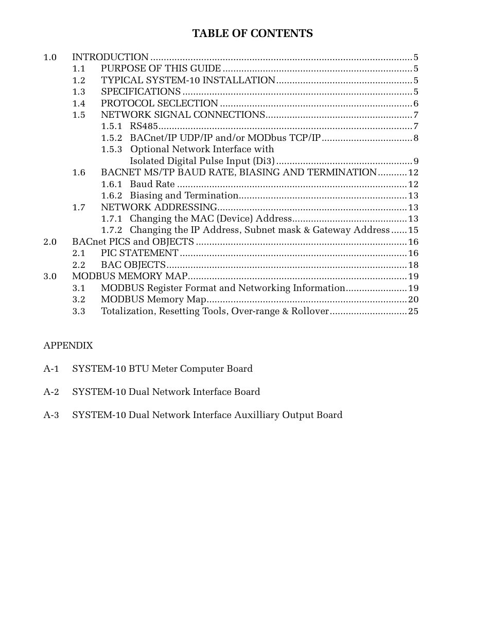 ONICON System-10 Dualnet User Manual | Page 3 / 32