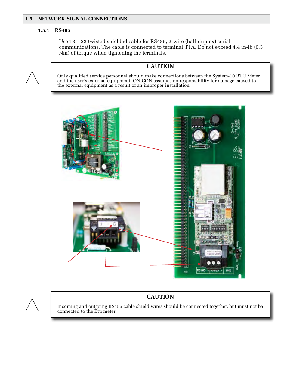 ONICON System-10 Dualnet User Manual | Page 7 / 32