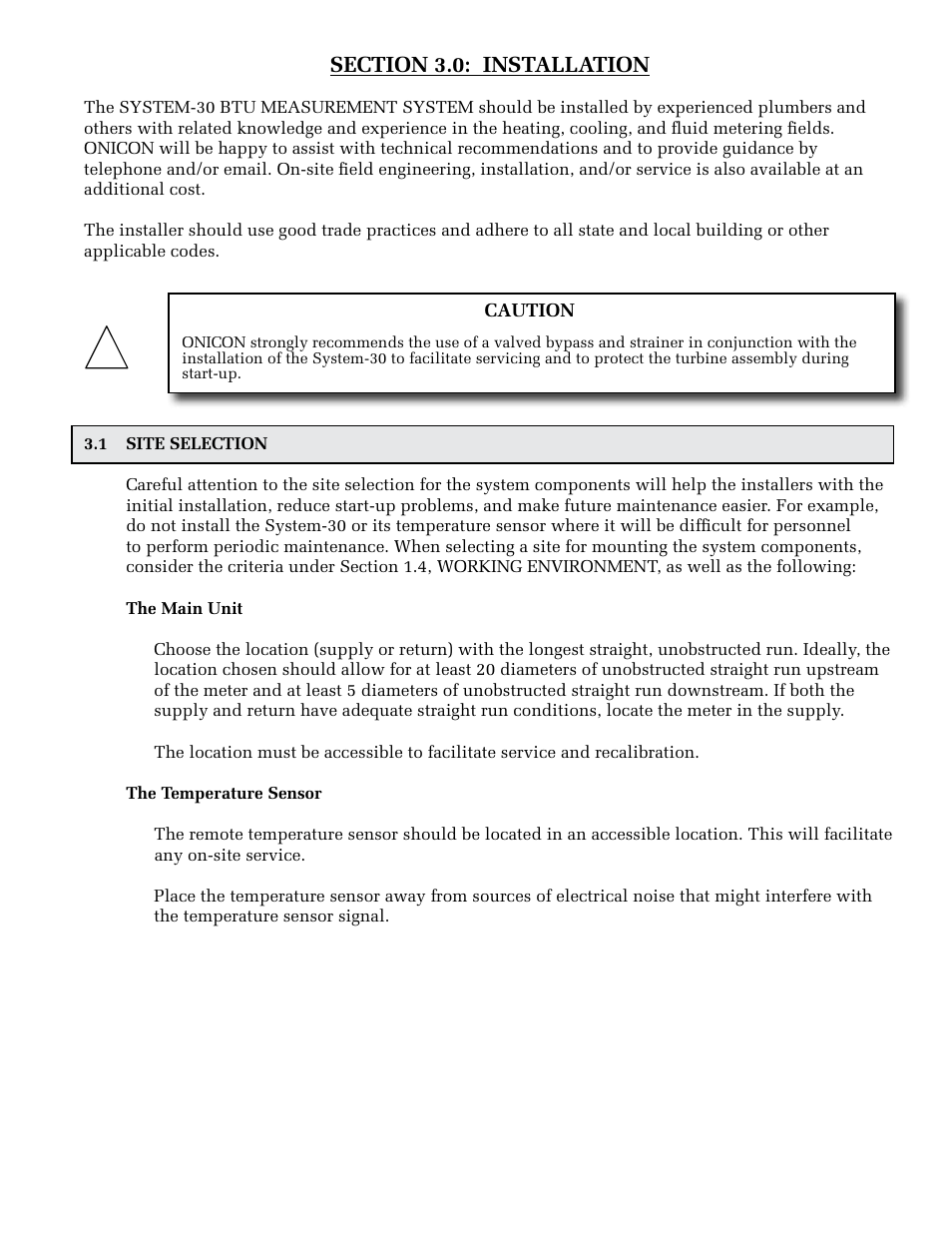 ONICON System-30 BTU User Manual | Page 9 / 31