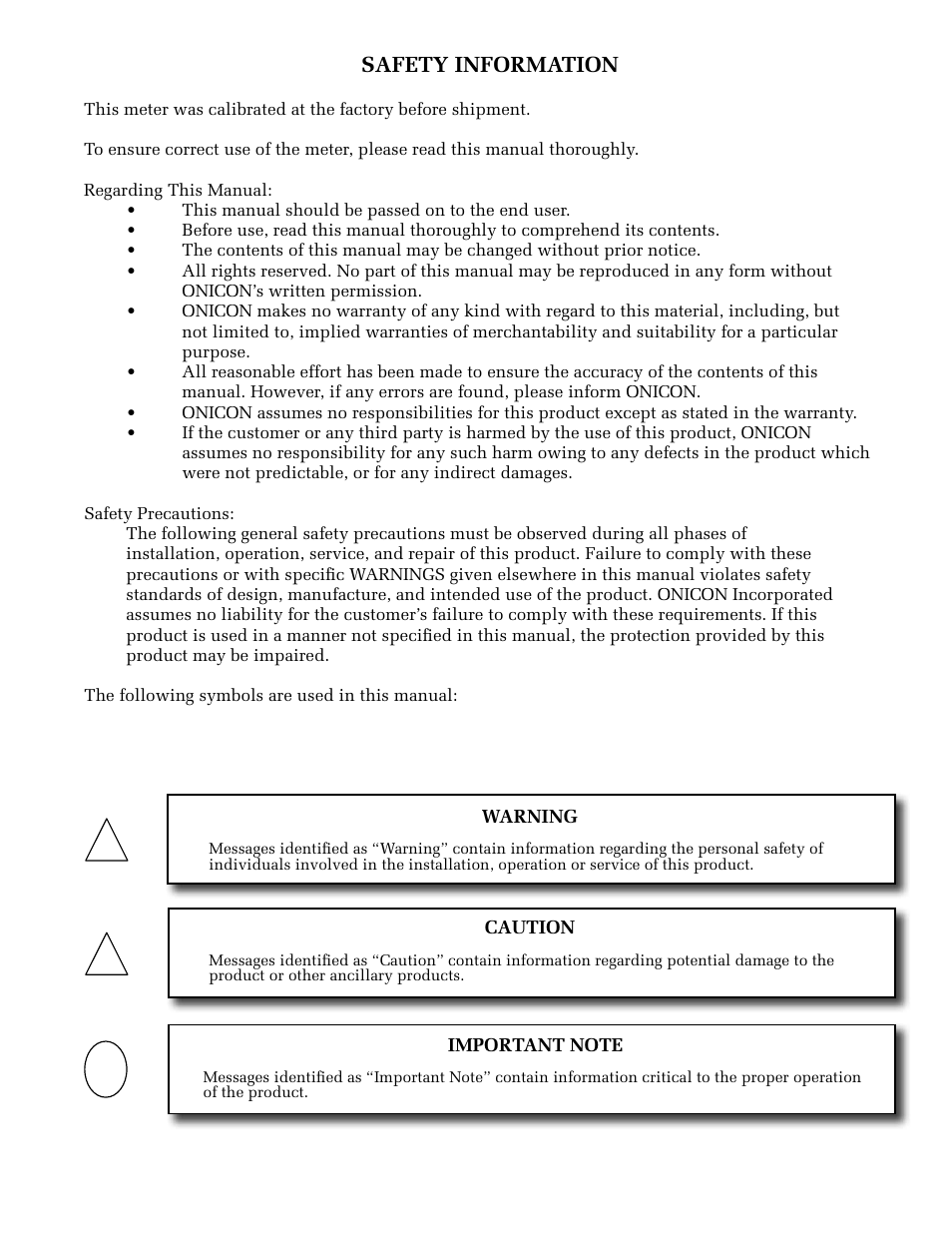 ONICON System-30 LonWorks BTU User Manual | Page 2 / 37