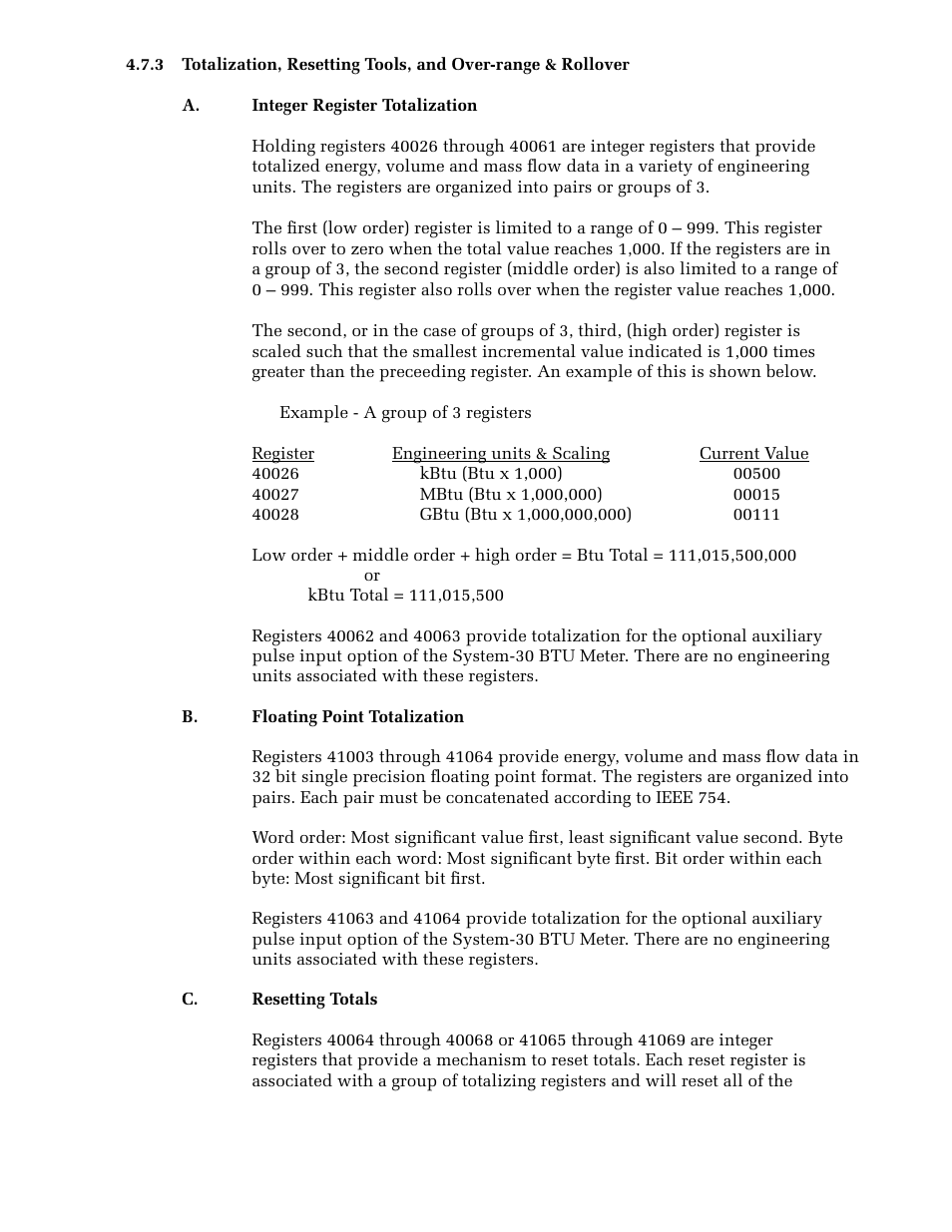ONICON System-30 MODBUS BTU User Manual | Page 34 / 46