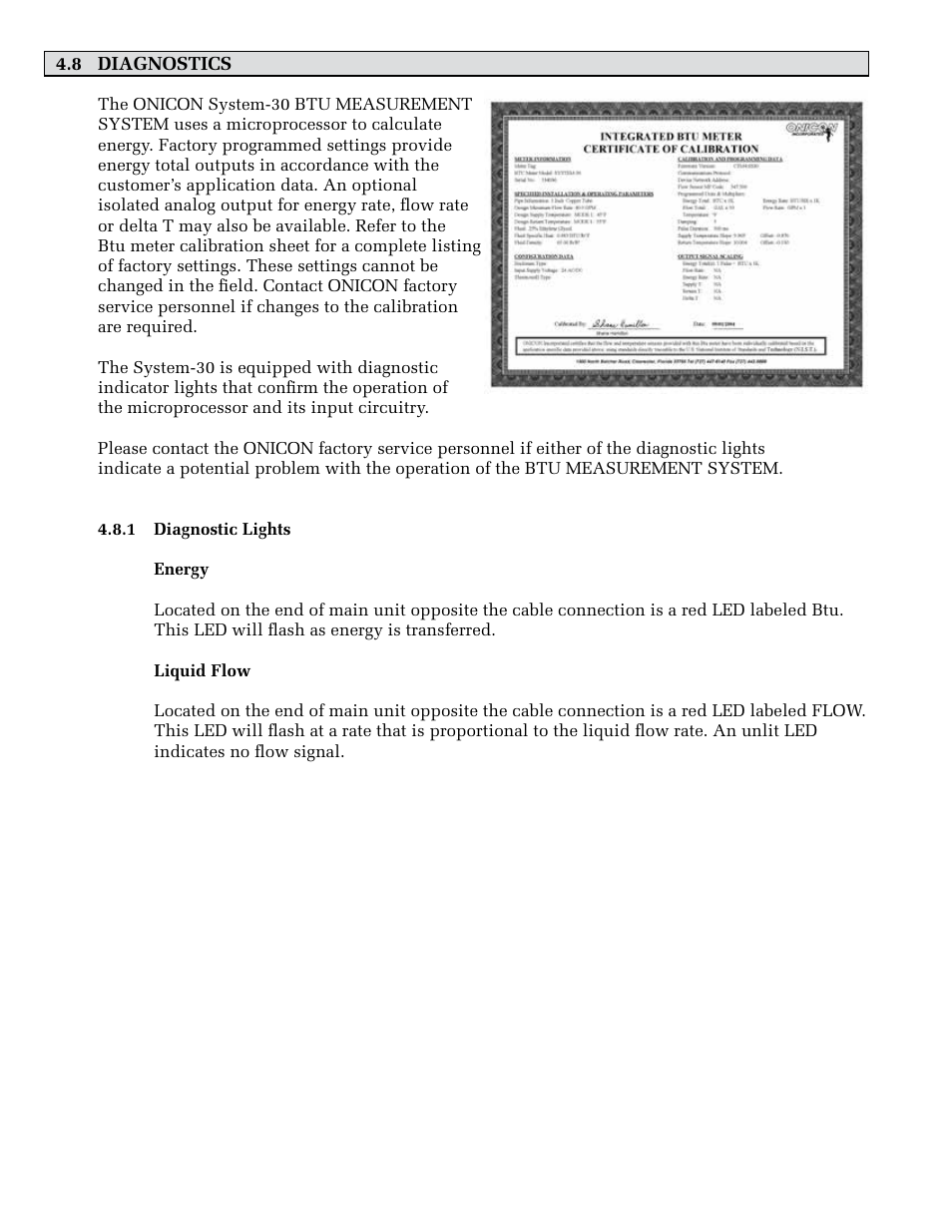 ONICON System-30 MODBUS BTU User Manual | Page 36 / 46