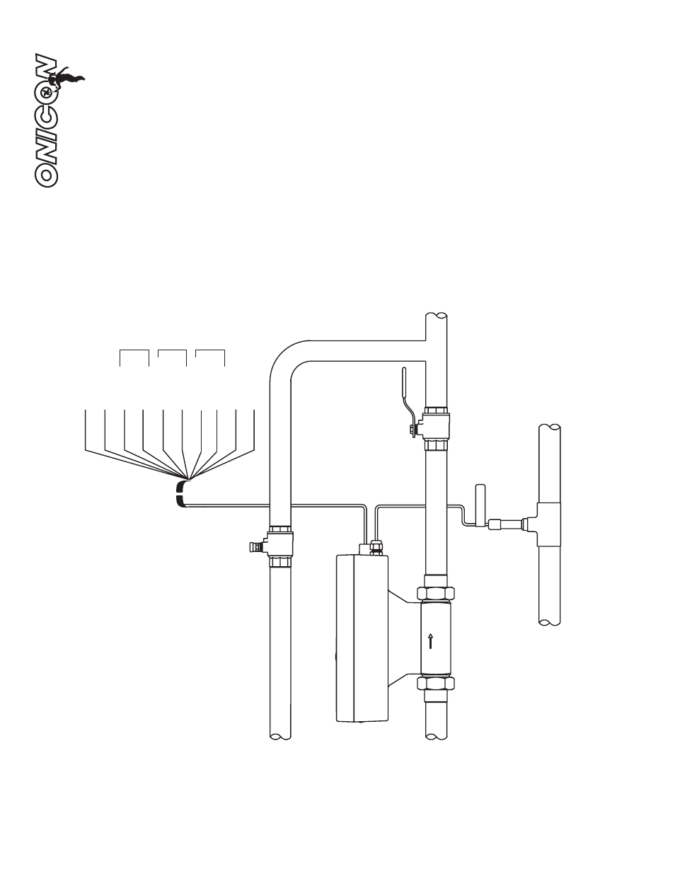 System-30 with din connec tor wiring dia gram | ONICON System-30 MODBUS BTU User Manual | Page 44 / 46