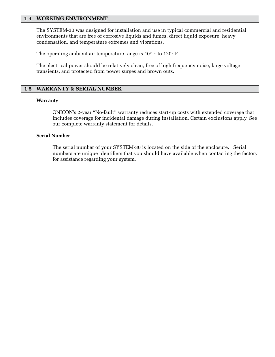 ONICON System-30 MODBUS BTU User Manual | Page 7 / 46