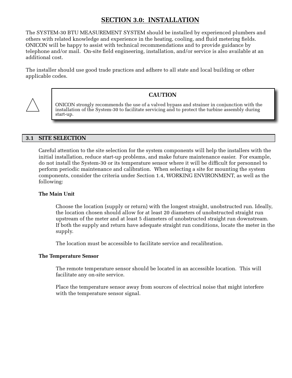 ONICON System-30 MODBUS BTU User Manual | Page 9 / 46