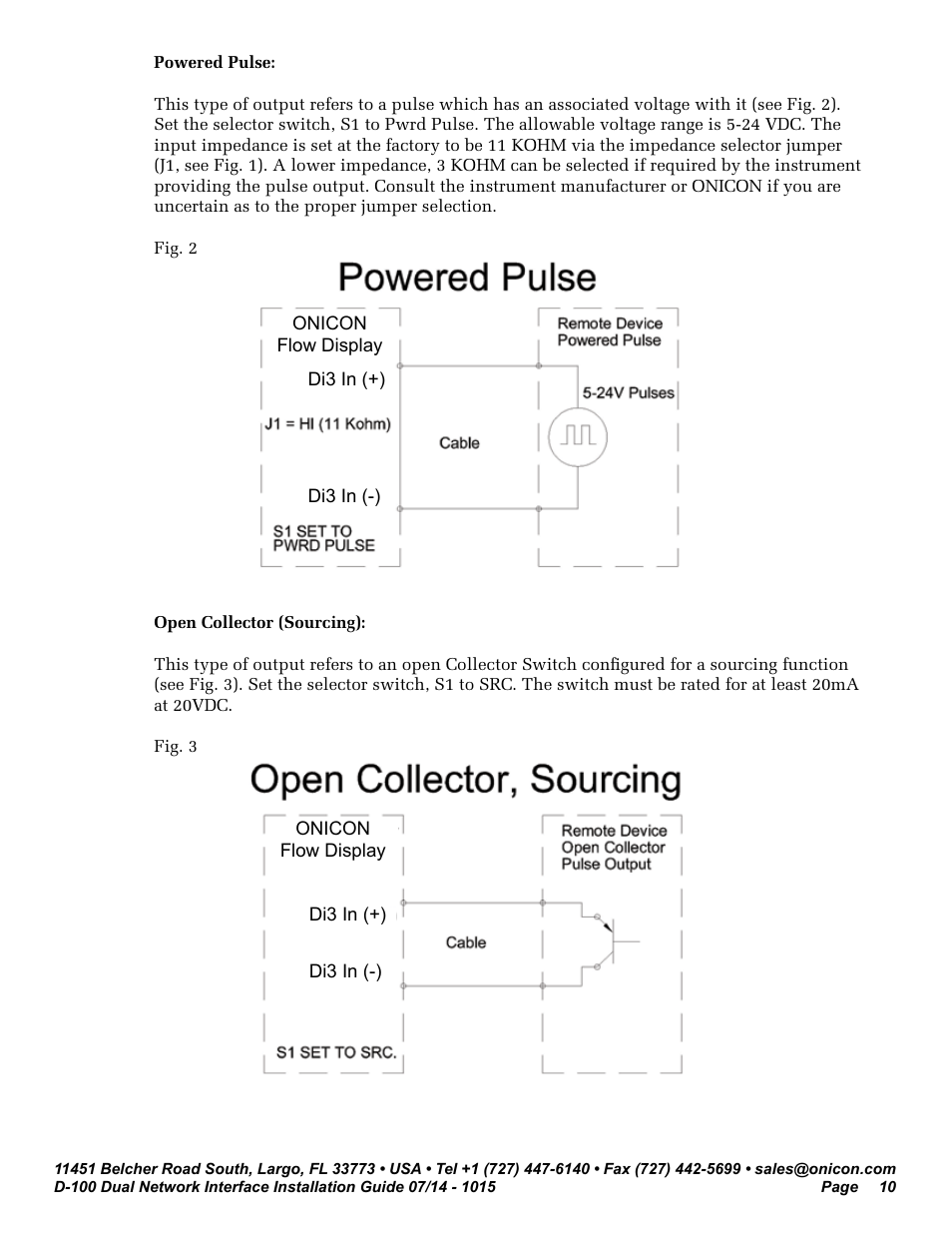 ONICON D-100 Dualnet User Manual | Page 10 / 32