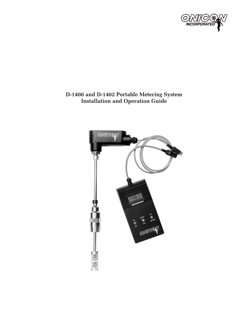 ONICON D-1400 User Manual | 29 pages