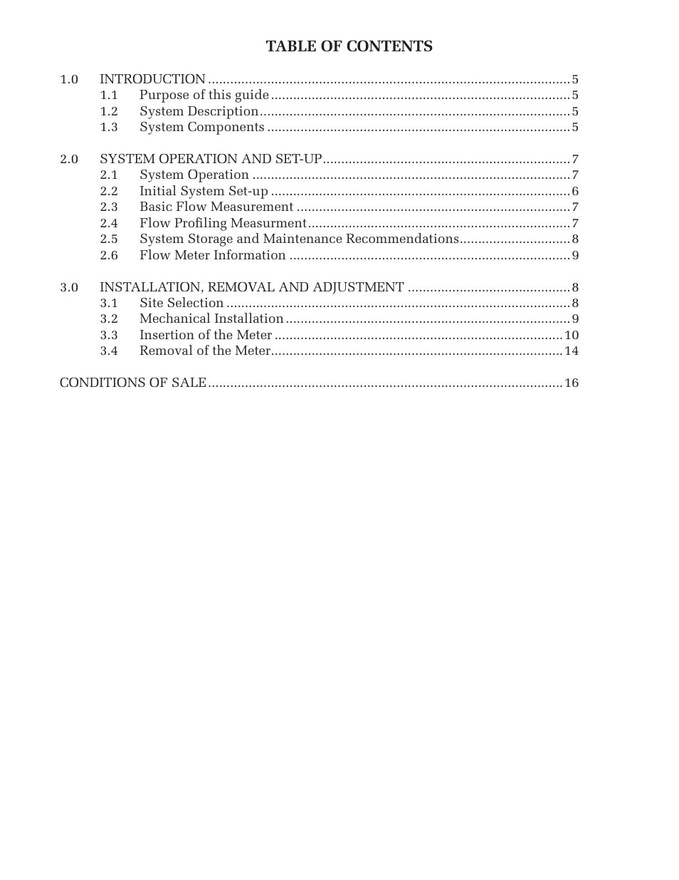 ONICON D-1400 User Manual | Page 3 / 29