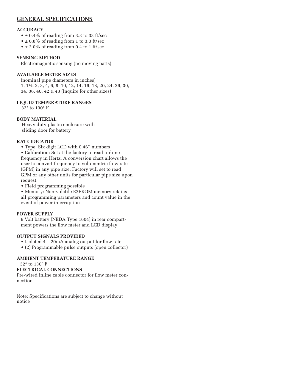 ONICON D-1400 User Manual | Page 6 / 29
