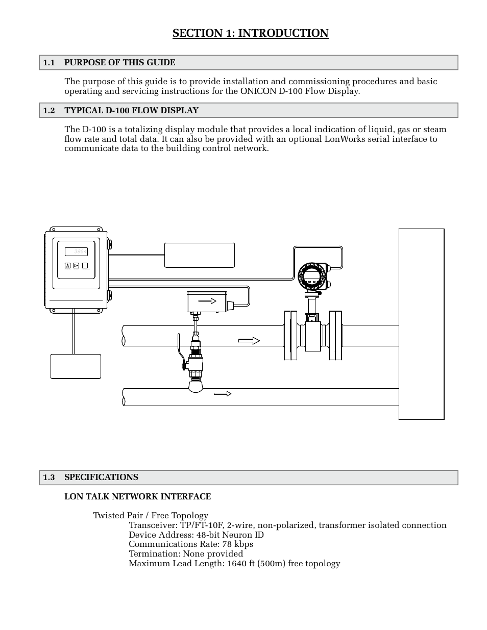 Building | ONICON D-100 LonWorks User Manual | Page 5 / 20