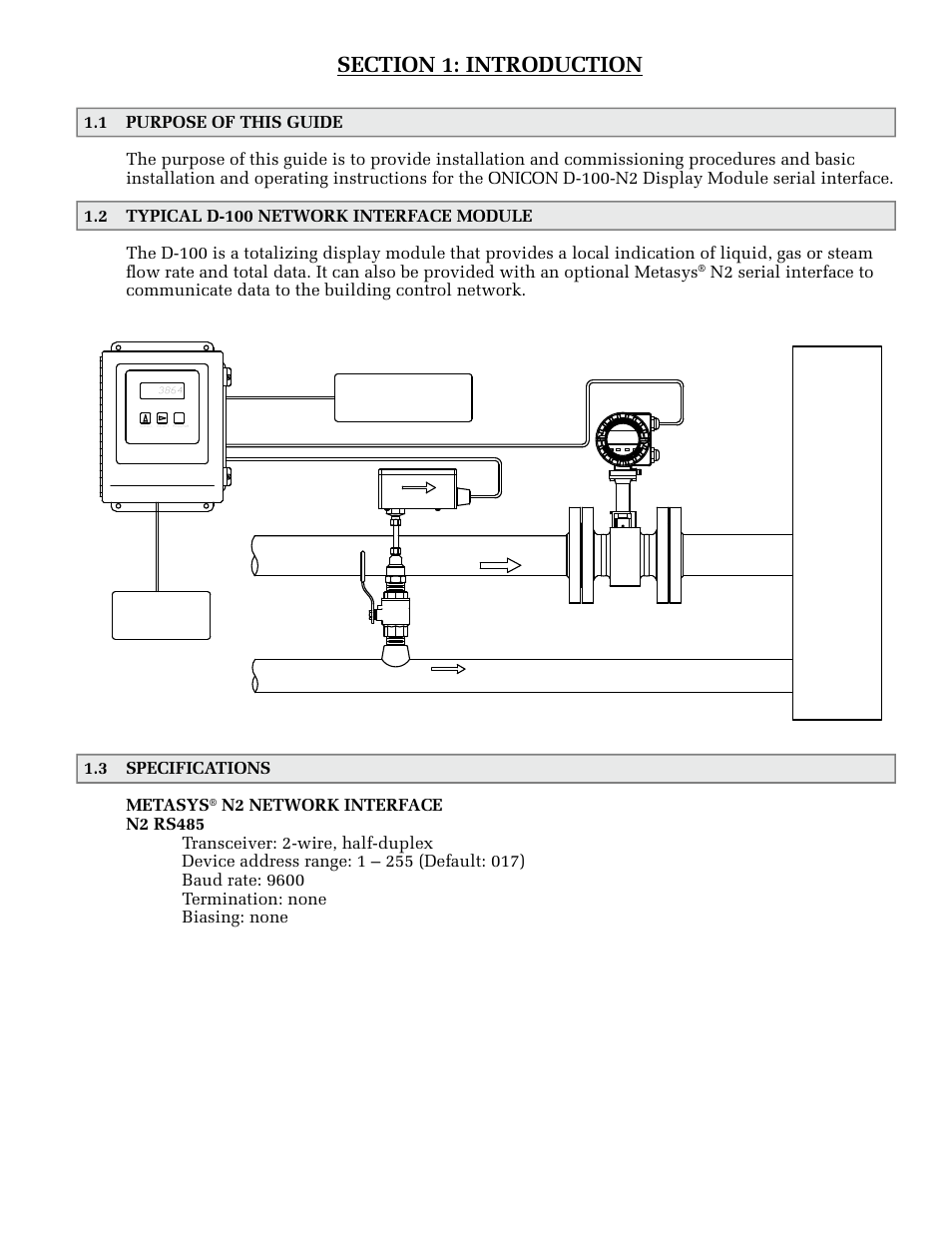 Building | ONICON D-100 N2 User Manual | Page 5 / 19