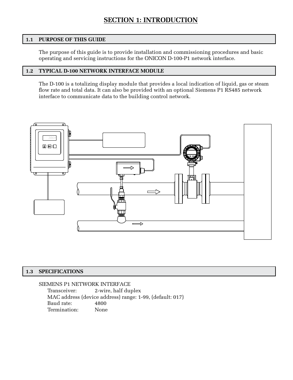 Building | ONICON D-100 P1 User Manual | Page 5 / 19