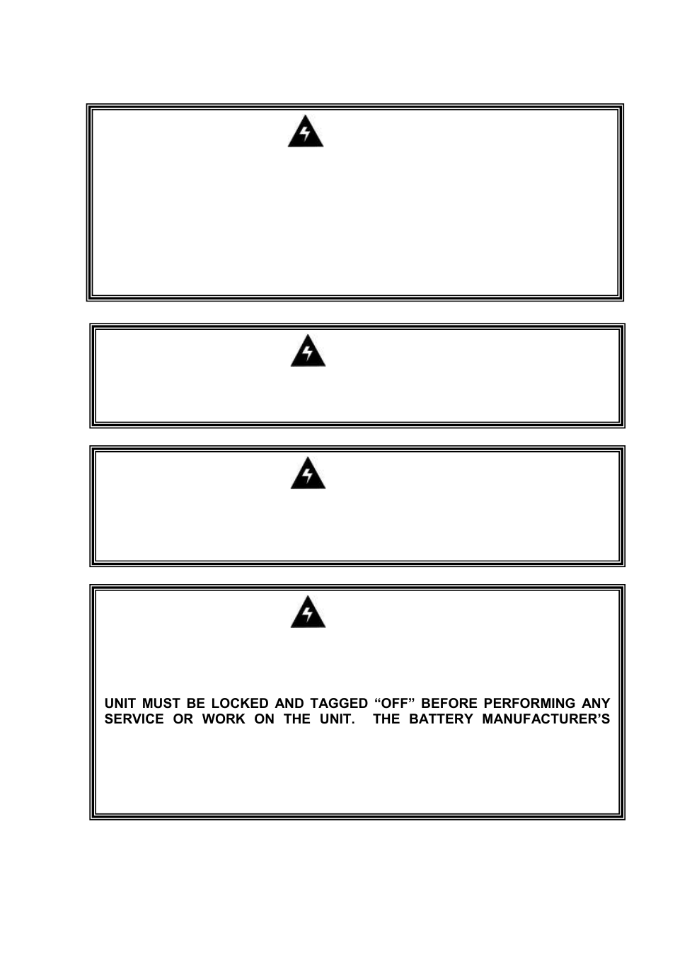 Danger | OnLine Power Power Wave 4 User Manual | Page 9 / 111