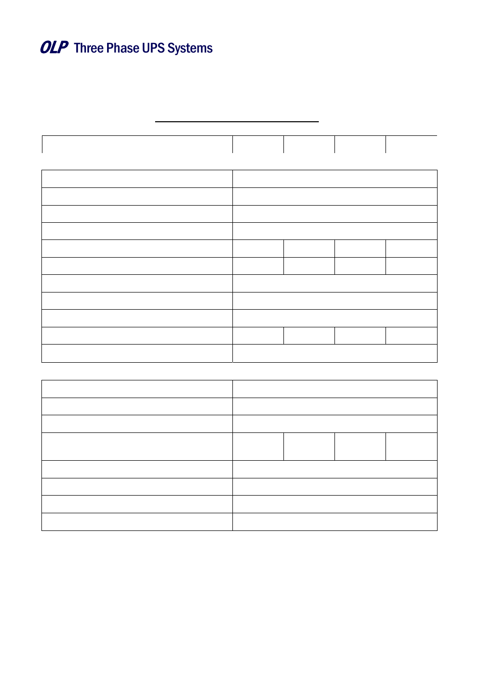 Three phase ups systems 2. technical | OnLine Power Battery Backup System User Manual | Page 29 / 71