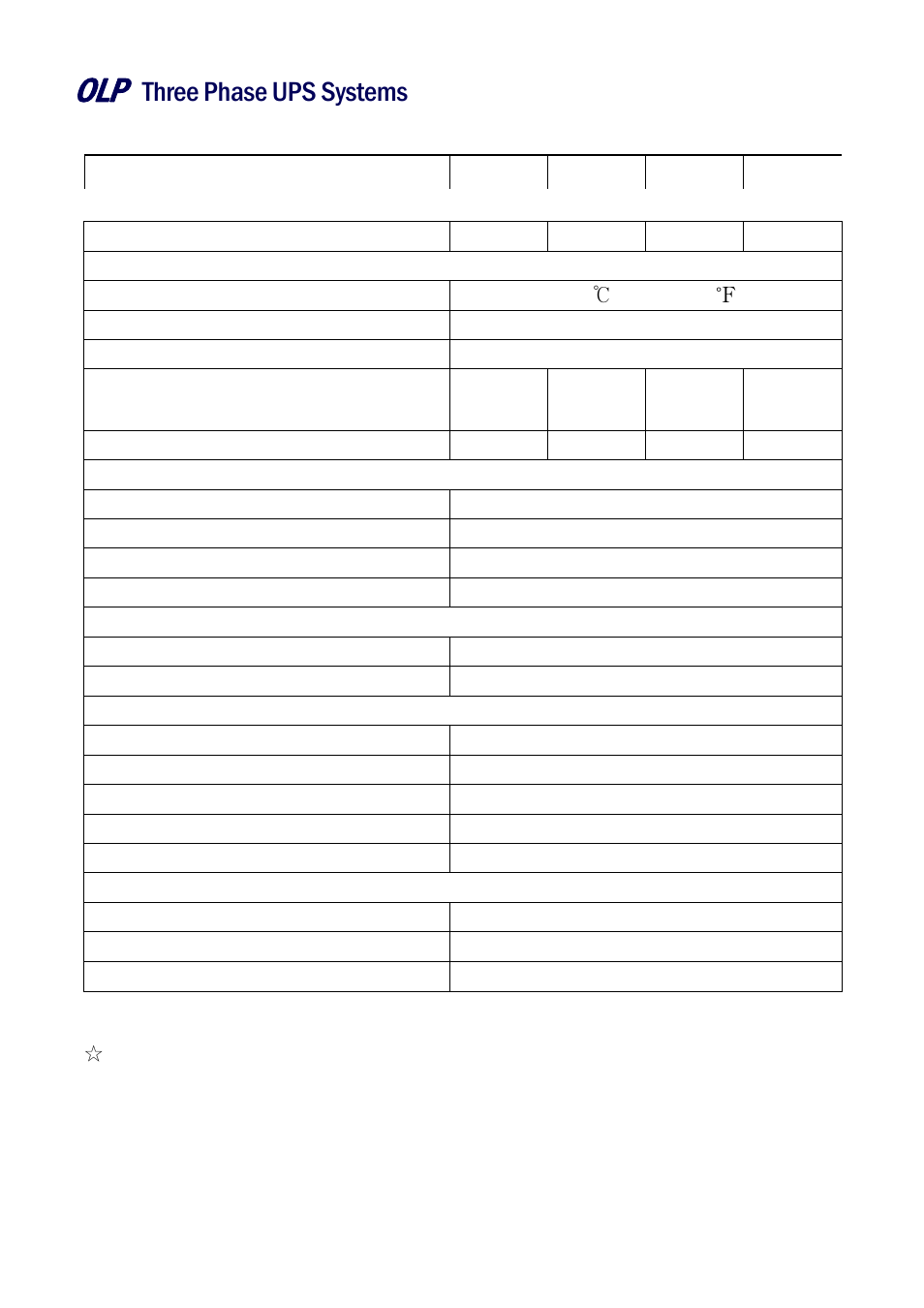 Three phase ups systems 2. technical | OnLine Power Battery Backup System User Manual | Page 31 / 71