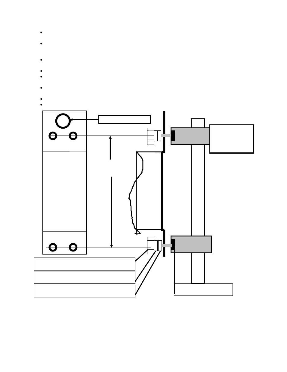 P o l e, Side view pbc pole mounting | OnLine Power PBC I User Manual | Page 25 / 44