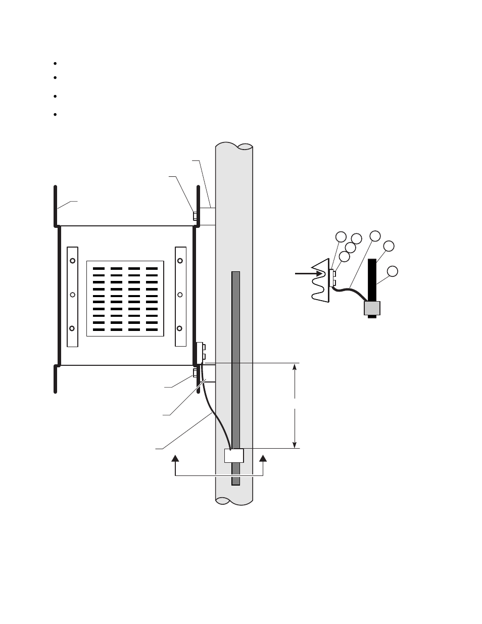 8 power backup cabinet grounding test, Pole | OnLine Power PBC I User Manual | Page 27 / 44