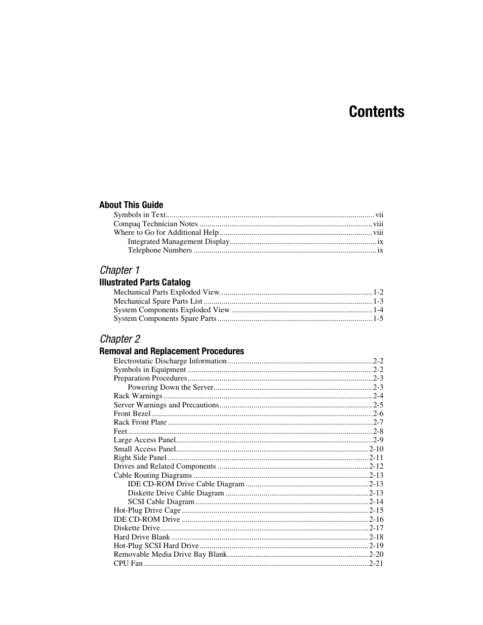 Compaq PROLIANT ML370 User Manual | Page 3 / 152