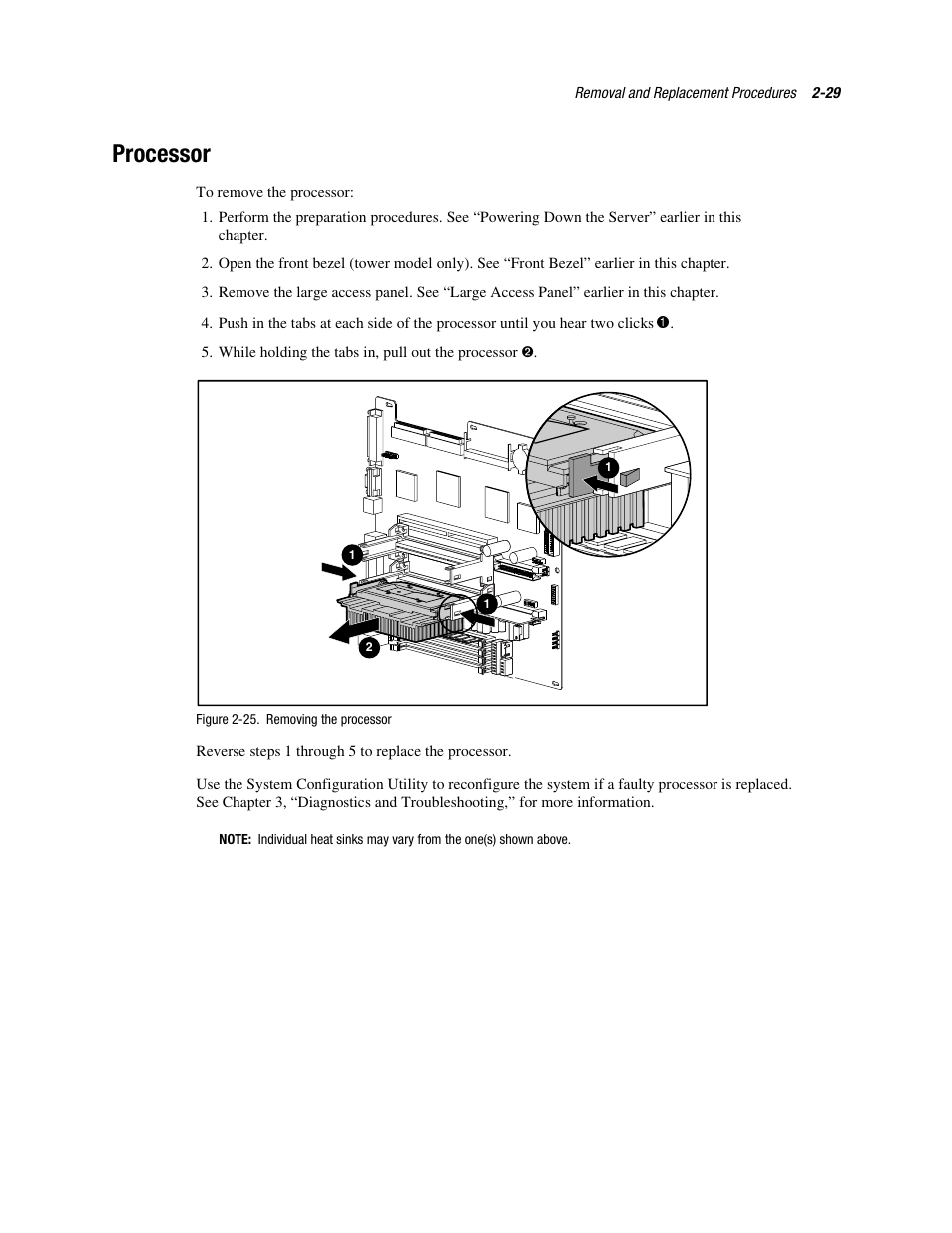 Processor, Processor -29 | Compaq PROLIANT ML370 User Manual | Page 45 / 152