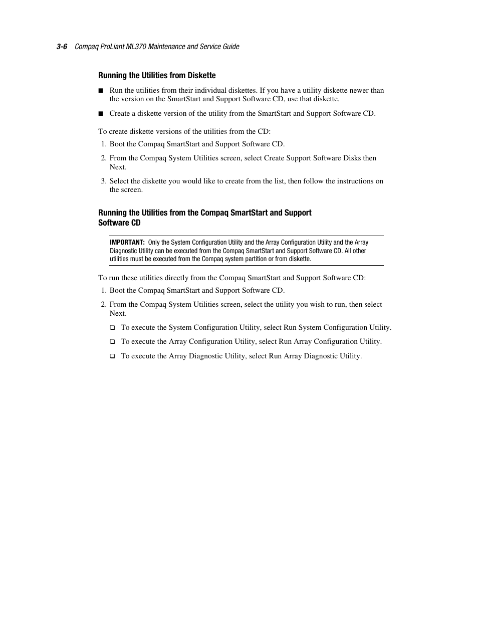 Compaq PROLIANT ML370 User Manual | Page 60 / 152