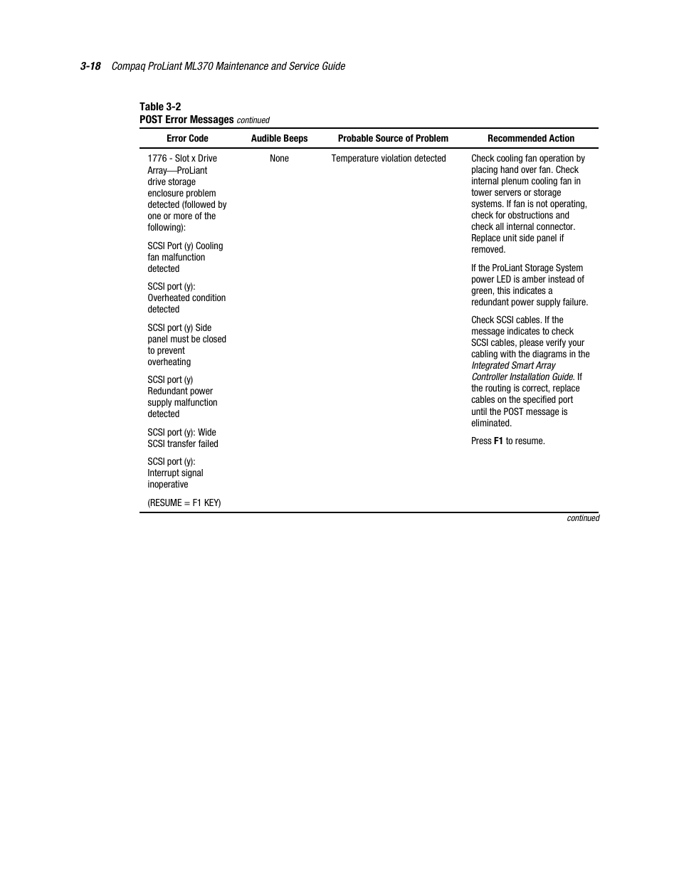 Compaq PROLIANT ML370 User Manual | Page 72 / 152