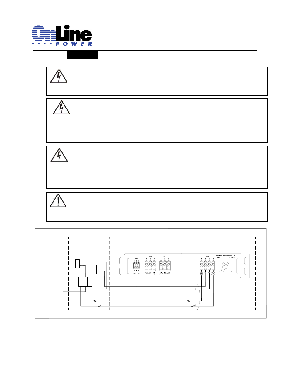 4 wiring | OnLine Power Signal Saver IPC User Manual | Page 18 / 122