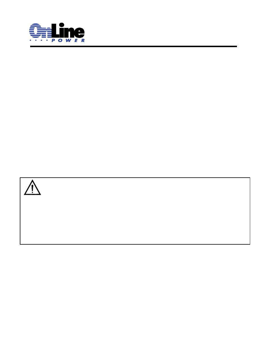 OnLine Power Signal Saver IPC User Manual | Page 6 / 122