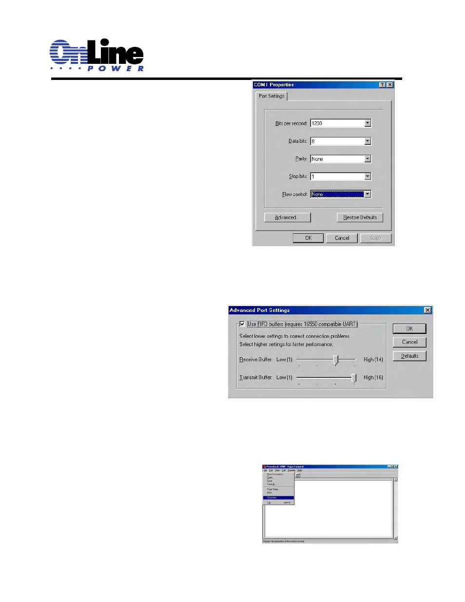 OnLine Power Signal Saver IPC User Manual | Page 62 / 122