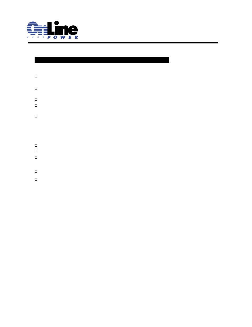 OnLine Power Signal Saver IPC User Manual | Page 8 / 122