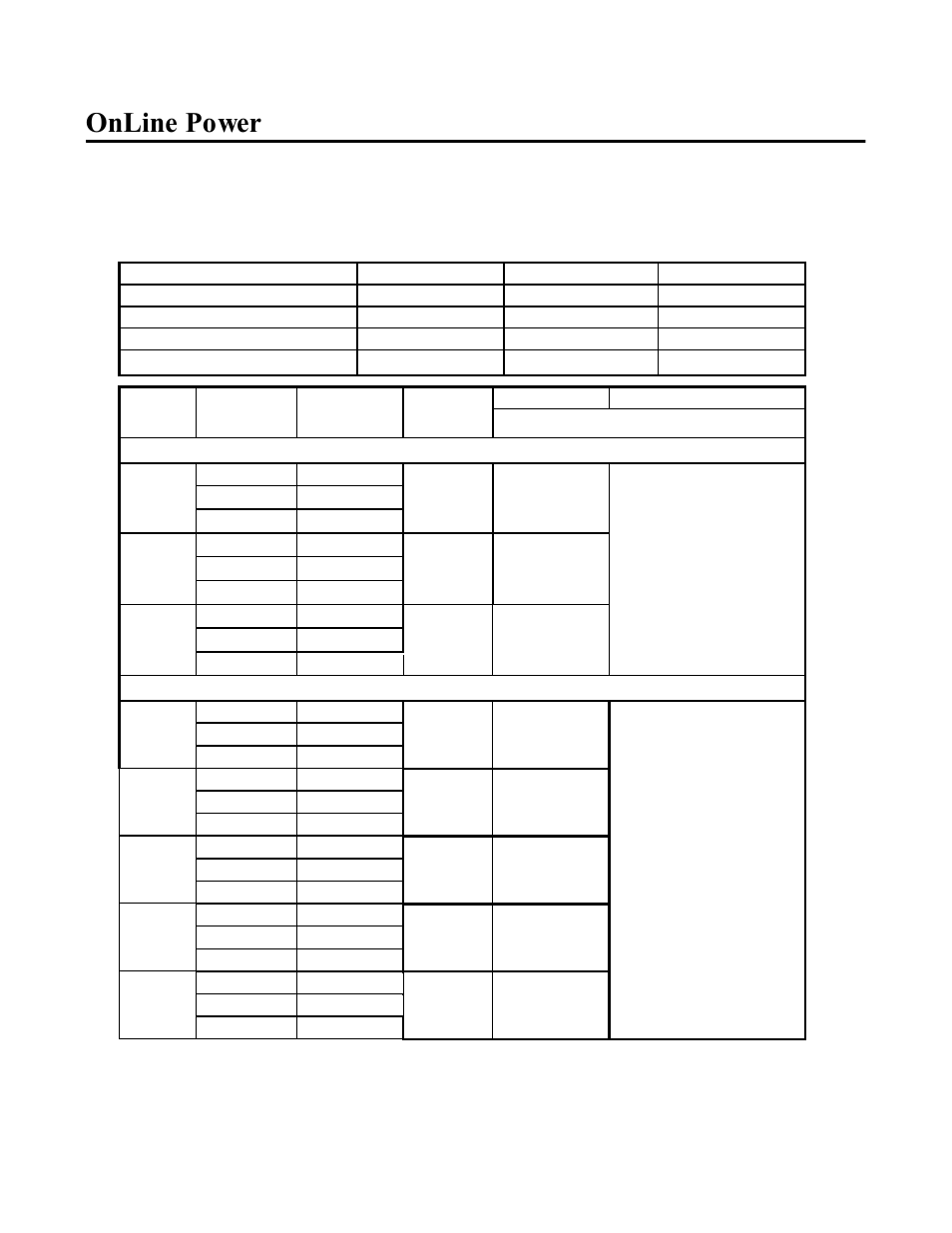 Online power | OnLine Power Constant Power 3 User Manual | Page 21 / 40