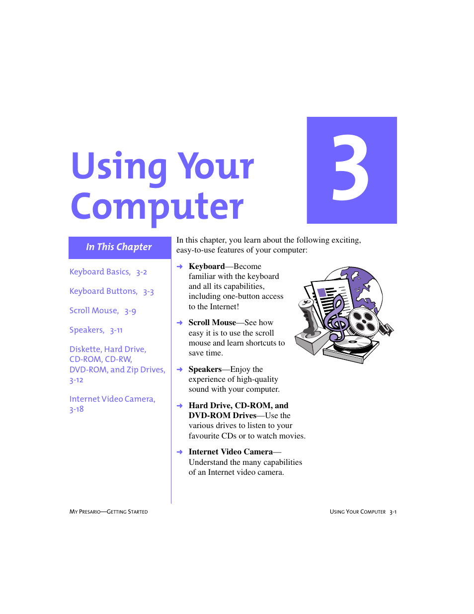 Using your computer, Ptttte, Ussssiiiin | Utttte | Compaq 228399-373 User Manual | Page 20 / 73