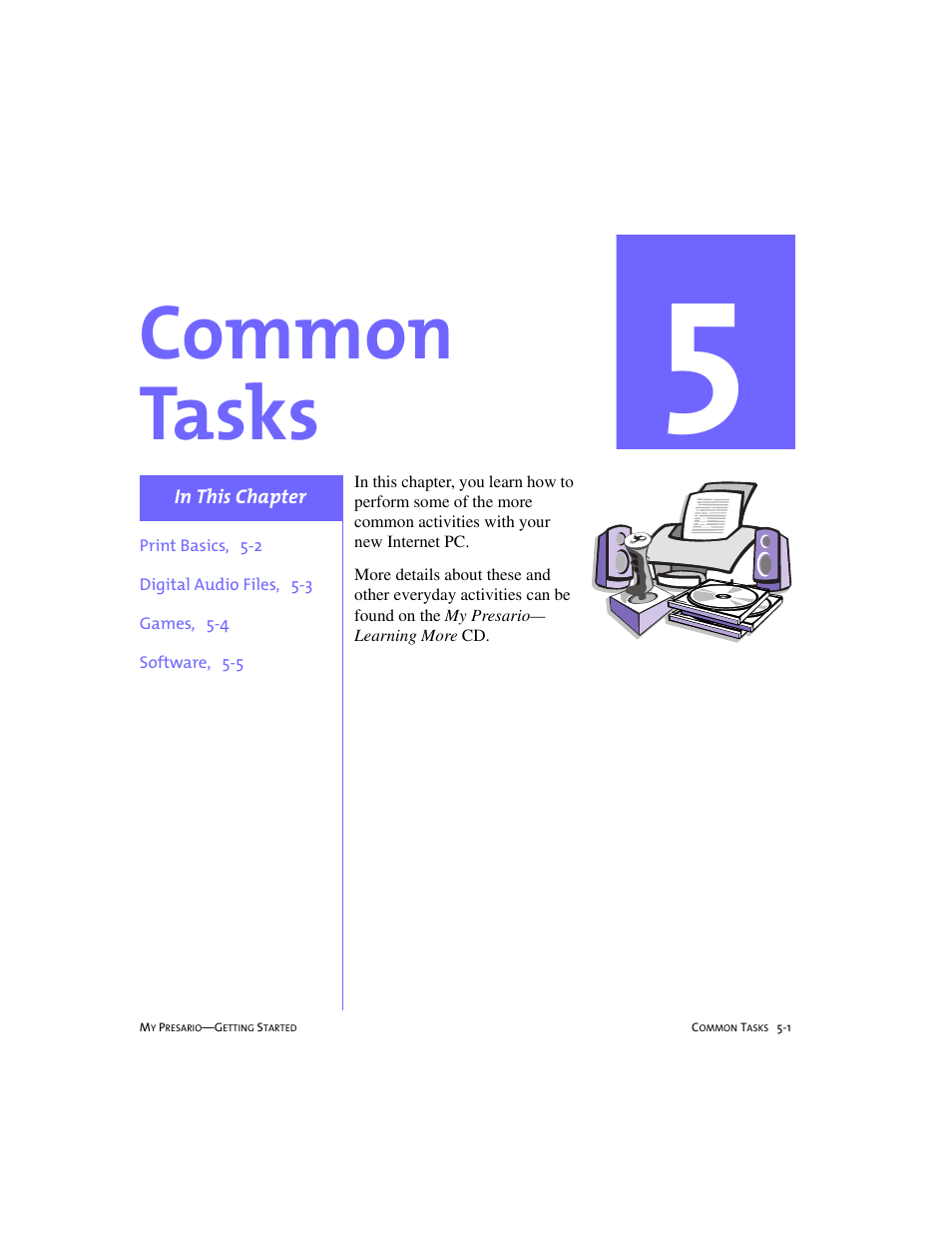 Common tasks, Ptttte, Assssk | Compaq 228399-373 User Manual | Page 48 / 73