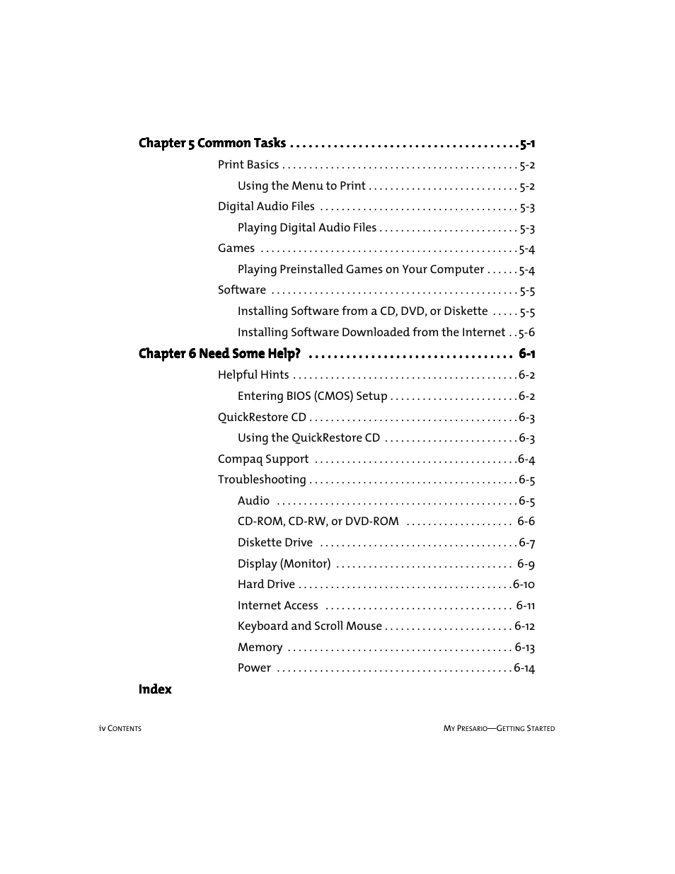 Compaq 228399-373 User Manual | Page 7 / 73