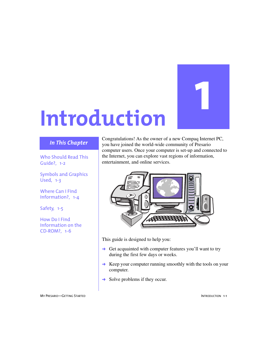 Introduction, Ptttte, 1 iiiin | Nttttrrrro, Uccccttttiiiio | Compaq 228399-373 User Manual | Page 8 / 73