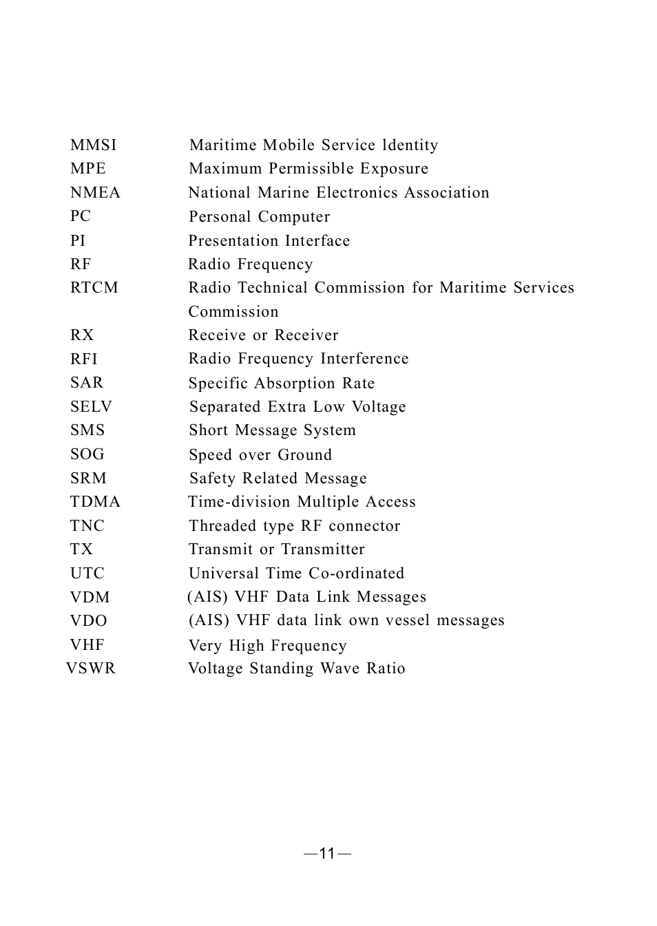 Onwa Marine Electronics KS-33R User Manual | Page 13 / 14