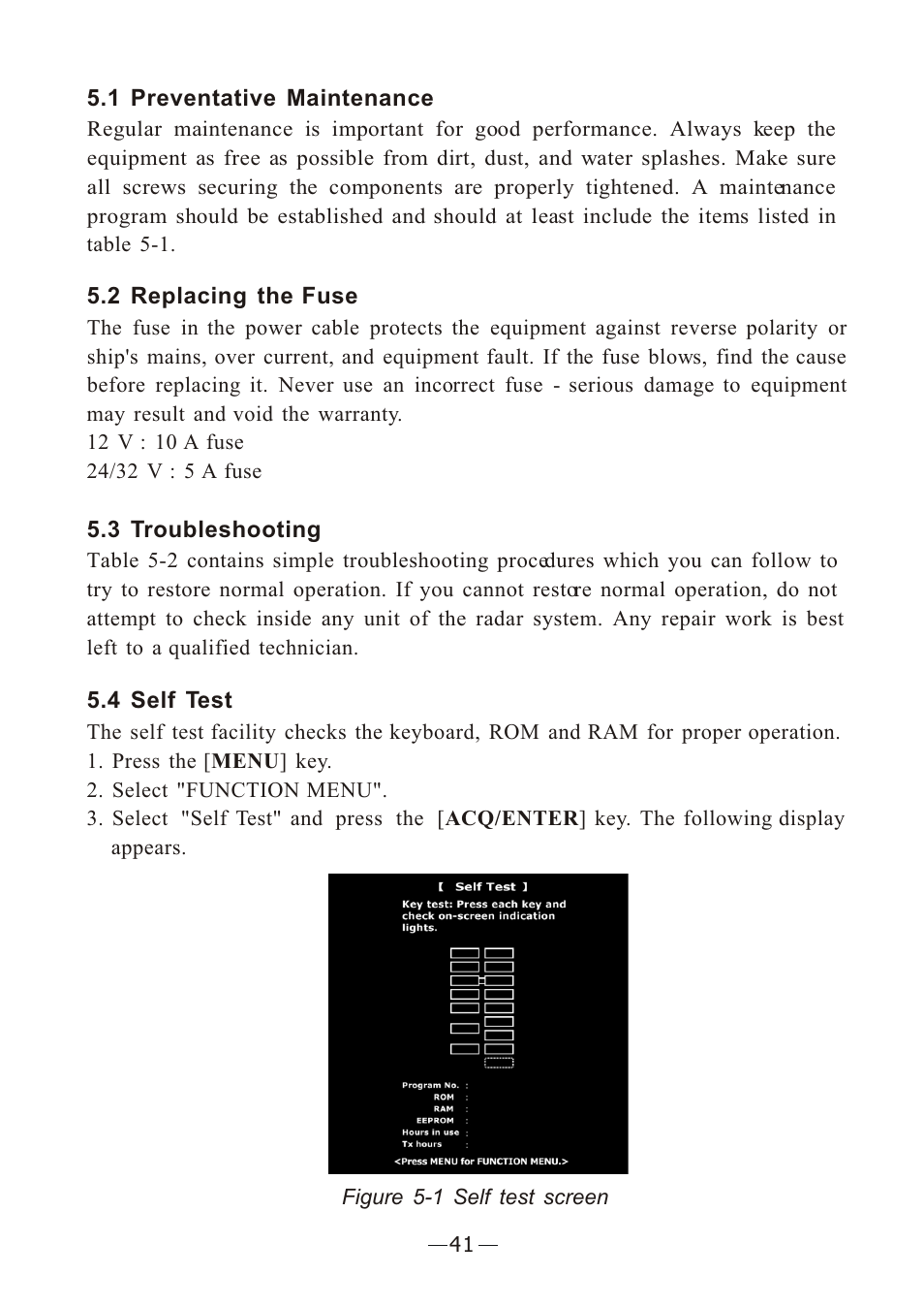 Ò³ãæ 48 | Onwa Marine Electronics KR-12X8 User Manual | Page 48 / 92