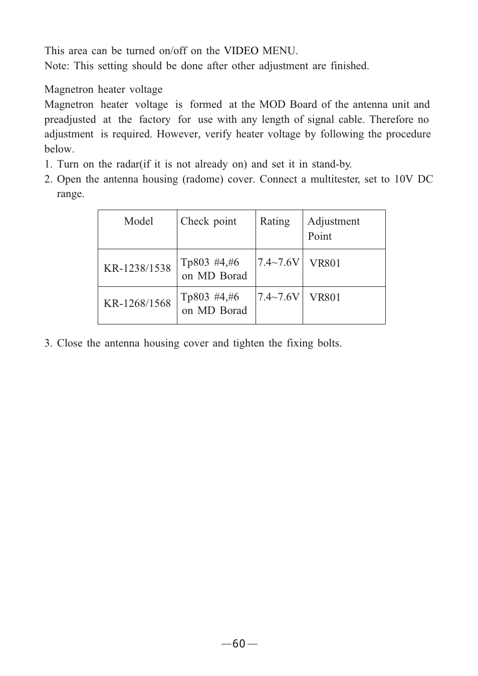 Ò³ãæ 67 | Onwa Marine Electronics KR-12X8 User Manual | Page 67 / 92