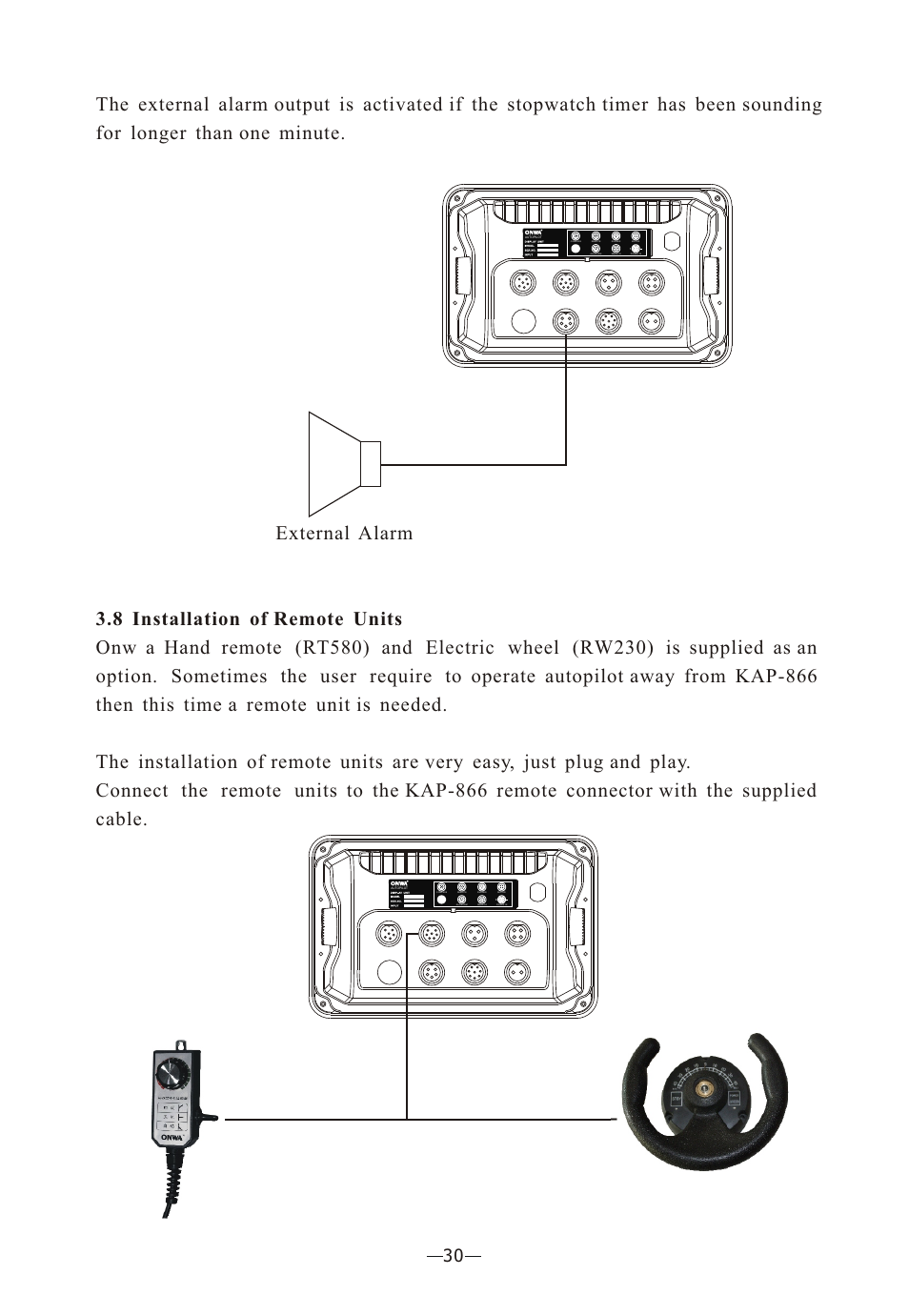 Ò³ãæ 35 | Onwa Marine Electronics KAP-866 User Manual | Page 35 / 44