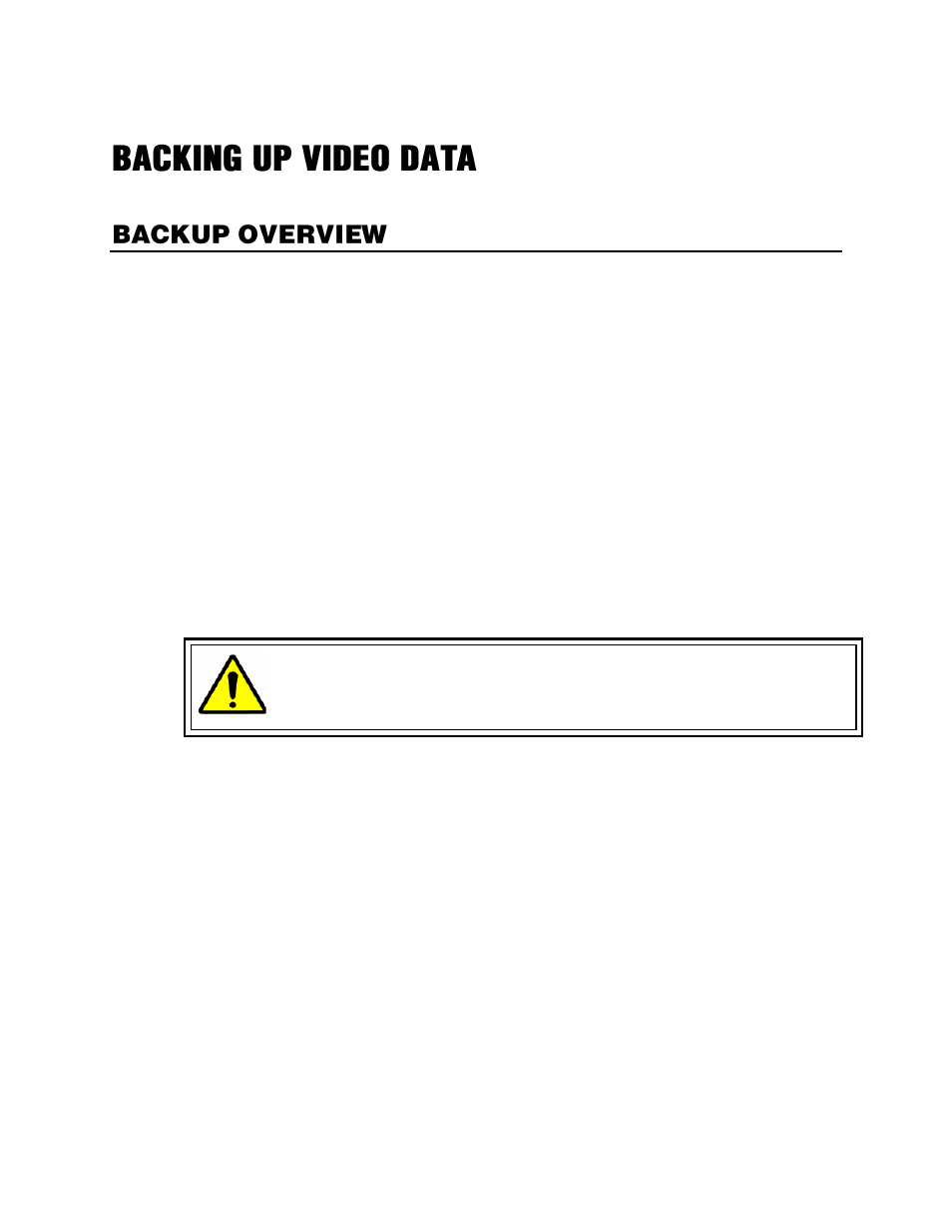 Backing up video data, Backup overview, Nero | Express | OpenEye Gen6 X-Series User Manual | Page 103 / 123