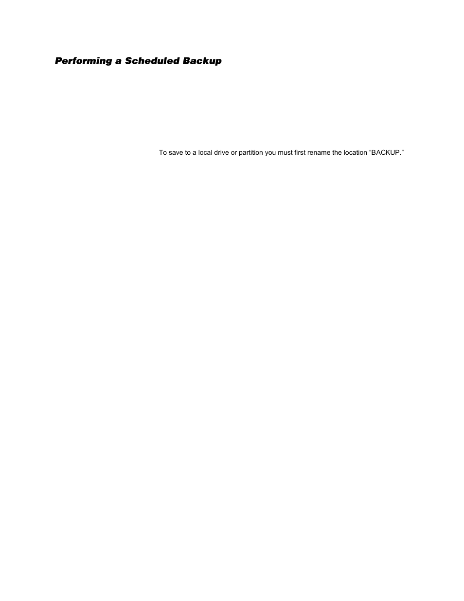 Performing a scheduled backup | OpenEye Gen6 X-Series User Manual | Page 107 / 123
