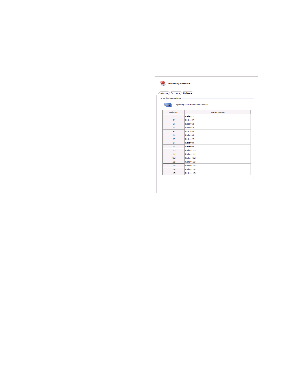 Relays | OpenEye Gen6 X-Series User Manual | Page 63 / 123