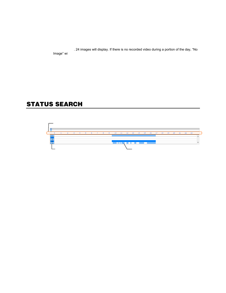 Performing a preview search, Status search, Performing a status search | OpenEye Gen6 X-Series User Manual | Page 94 / 123